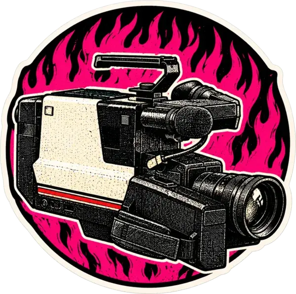 George's camcorder sticker design